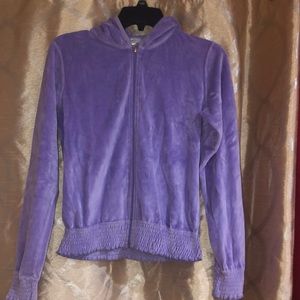 poof! purple hoodie size small